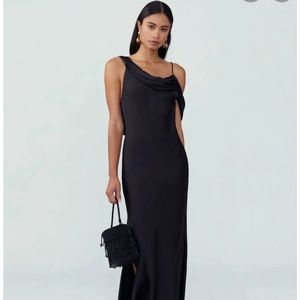 Fame and Partners Francois Matte Black Dress